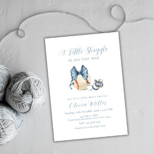 Invitation Tétine Arc Baseball Sport Baby Shower