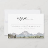 Invitation TETON NATIONAL PARC Skyline Destination RSVP (Devant)