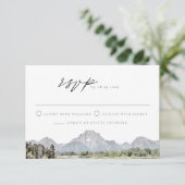 Invitation TETON NATIONAL PARC Skyline Destination RSVP (Debout devant)