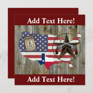 Invitation Texas Lone Star Dueling Pistolets les plus Recherc
