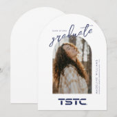 Invitation Texas State Technical College Graduation (Devant / Derrière)