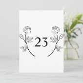 Invitation Texte calligraphie minimaliste (Debout devant)