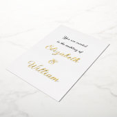 Invitation texte de calligraphie minimaliste (Rotation)