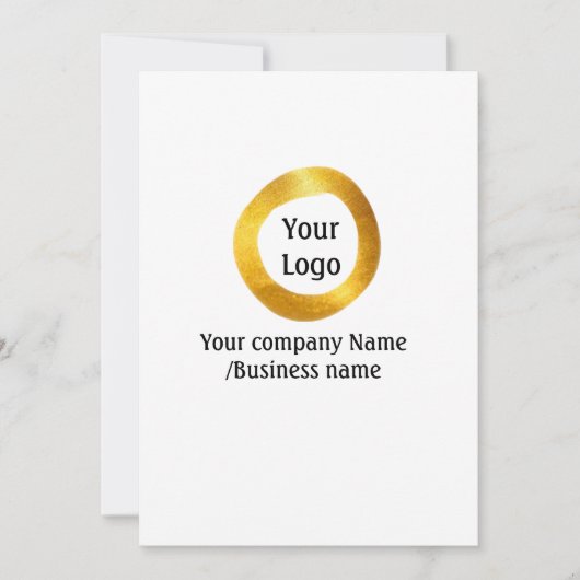 Invitation Texte de nom abstrait aquarelle colorée (Devant)