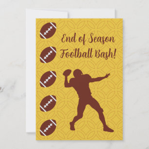 Invitation Texte de nom personnalisé pour événement sportif d