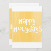 Invitation texte des jours heureux (Devant / Derrière)