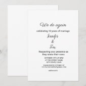 Invitation Texte éditable de nom à ajouter à l'aquarelle colo (Devant / Derrière)