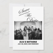 Invitation Texte et photo simple et élégant | MARIAGE (Devant)