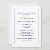Invitation Texte graphique LOVE - Bleu (Dos)