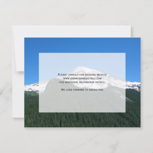 Invitation Texte Personnalisé (Devant)