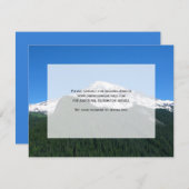 Invitation Texte Personnalisé (Devant / Derrière)