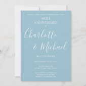Invitation Texte pour noces de diamant 60 ans (Devant)