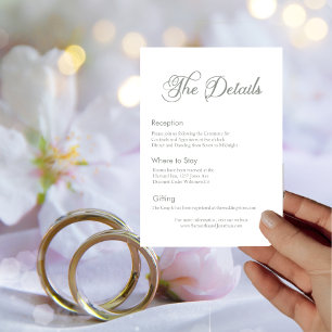 Invitation Texte vert Sage moderne sur détails blancs simples