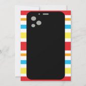 Invitation Textes Anniversaire Fête Invitation, Teenage Party (Dos)