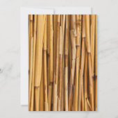 Invitation Texture bambou (Dos)