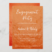 Invitation Texture de peau d'orange (Devant / Derrière)