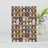 Invitation Texture des chats (Debout devant)