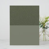 Invitation Texture d'invitation personnalisée Split Moss Gree (Debout devant)