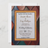 Invitation Texture en cuir artistique (Devant)