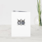 Invitation Texture métallique moderne Douche en couple (Dos)