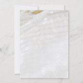 Invitation Texture perle élégante et classique 50e anniversai (Dos)