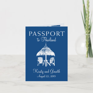 Invitation Thaïlande Enregistrer le passeport date   MARIAGE