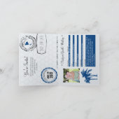 Invitation Thaïlande Passeport Save the Date | Mariage (Intérieur)