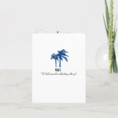 Invitation Thaïlande Passeport Save the Date | Mariage (Dos)