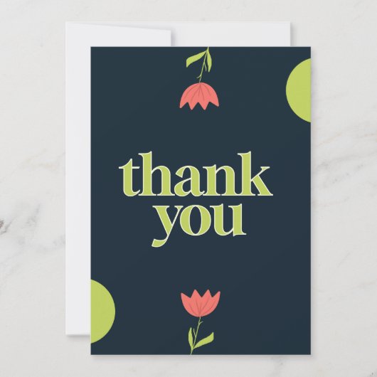 Invitation Thank You Card (Devant)