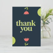 Invitation Thank You Card (Debout devant)