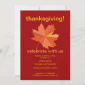 Invitation Thanksgiving (Devant)