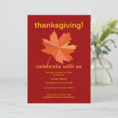Invitation Thanksgiving (Debout devant)