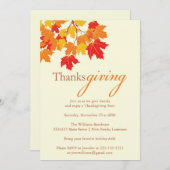 Invitation Thanksgiving (Devant / Derrière)