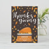 Invitation Thanksgiving (Debout devant)