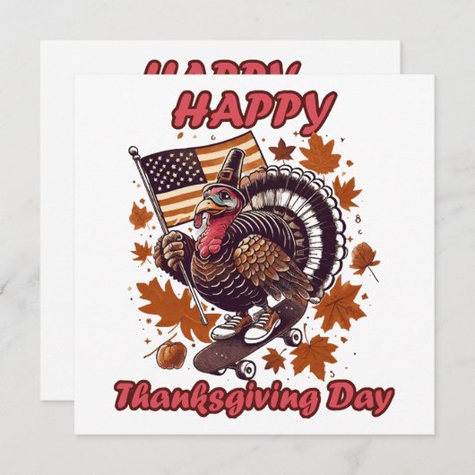 Invitation Thanksgiving 2023 (Devant / Derrière)