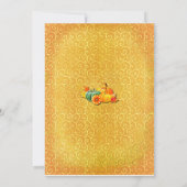 Invitation Thanksgiving Automne Automne Maple Feuilles et cit (Dos)