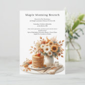 Invitation Thanksgiving Canada Style | Brunch Maple Morning (Debout devant)