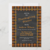 Invitation Thanksgiving Chalkboard (Devant)