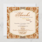 Invitation Thanksgiving de Thistar Damask (Dos)