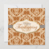 Invitation Thanksgiving de Thistar Damask (Devant)