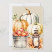 Invitation Thanksgiving Friendsgiving Dîner sur mesure (Dos)