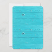 Invitation Thanksgiving Holiday Maple Feuilles Aquarelle (Dos)