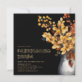 Invitation Thanksgiving moderne Élégant Amical (Devant)