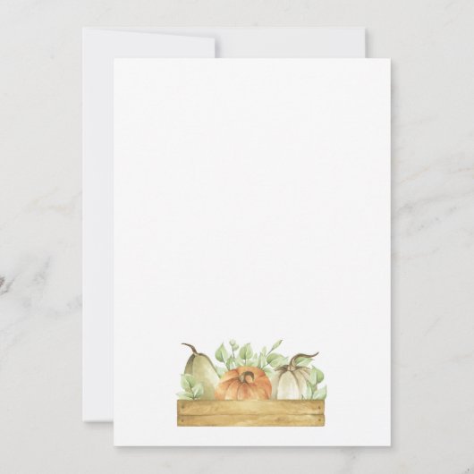 Invitation Thanksgiving Pumpkin Leaves Dinner (Dos)