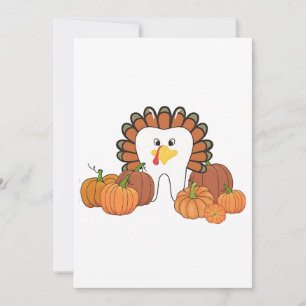 Invitation Thanksgiving Turquie Dental Dentist Dents Dents De