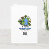 Invitation Thanksgiving Vegetariens à Diner Invite (Dos)