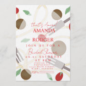 Invitation That’s Amore Italian Pasta Wedding (Devant)
