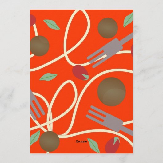 Invitation That’s Amore Italian Pasta Wedding (Dos)