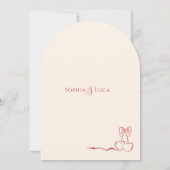 Invitation That’s Amore Italian Whimsical hand drawn Wedding (Dos)