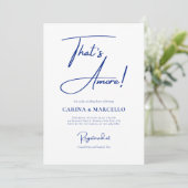 Invitation That's Amore Bridal Shower Invite (Debout devant)